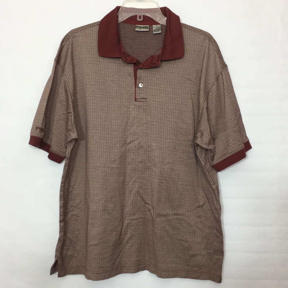 Ping pro golfers vintage shortsleeved shirt Large